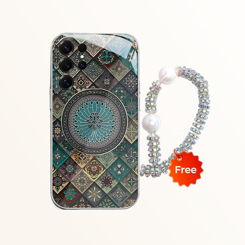 Colorful Blue Lotus Flower Totem Case Cover for Samsung S Series - Buy 2: FREE SHIPPING🛫 & 40% OFF 2nd🔥