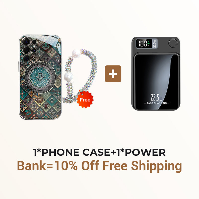 Colorful Blue Lotus Flower Totem Case Cover for Samsung S Series - Buy 2: FREE SHIPPING🛫 & 40% OFF 2nd🔥