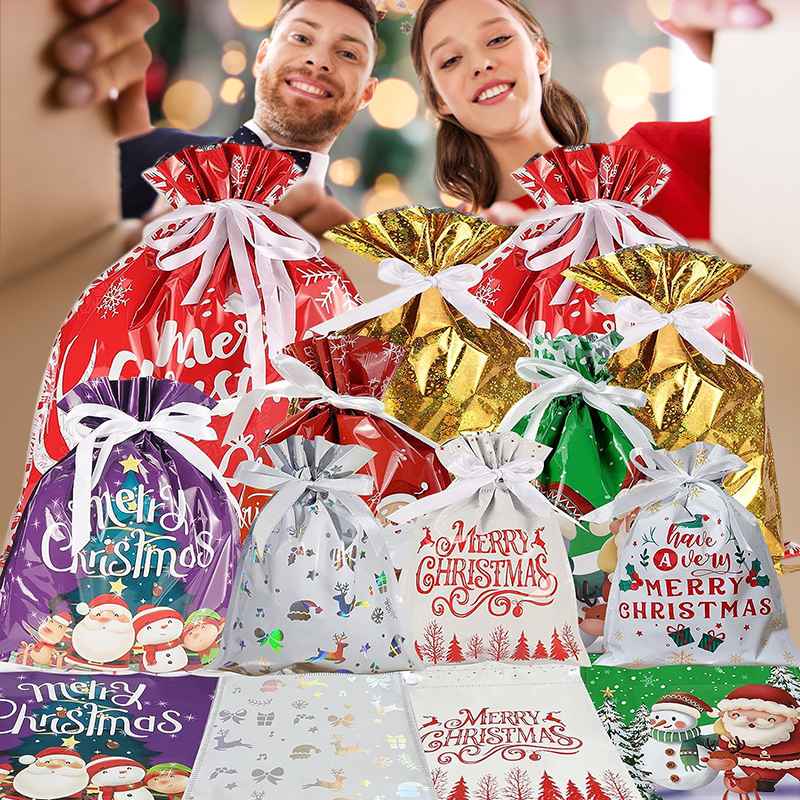 š„Buy 2 Get 1 Freeš
šChristmas Gift Bag With Drawstring
