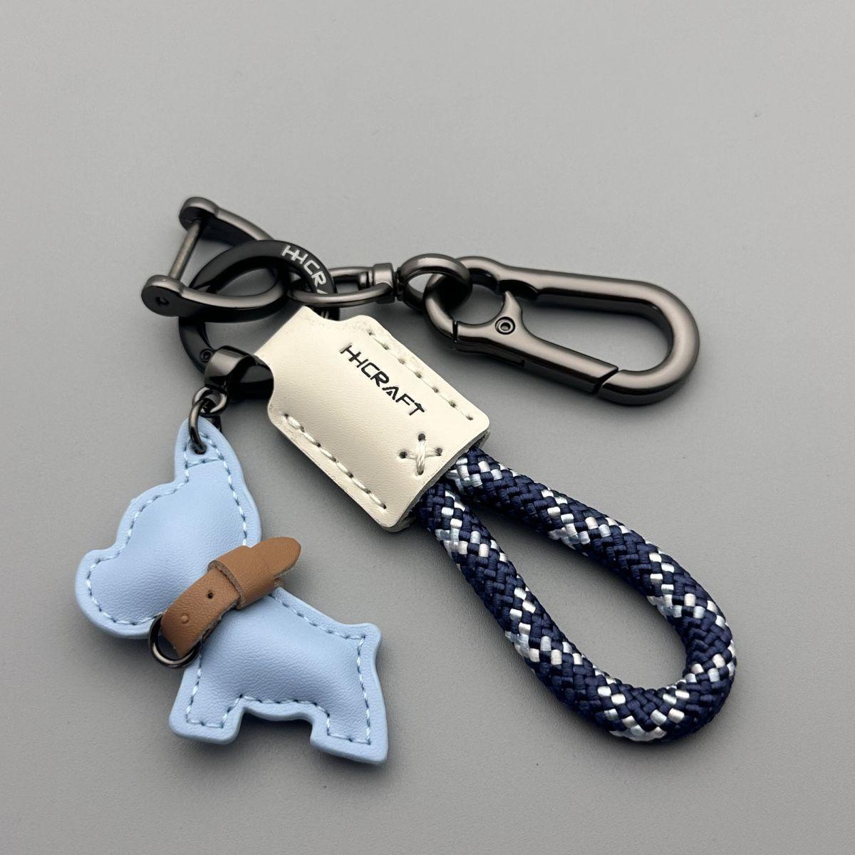 Leather Puppy Charm Paired with a Braided Bracelet-š„Second Item at 40% OFF