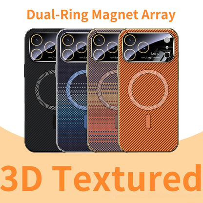 Carbon Fiber Backplate Magnetic Case for iPhone - Buy 2: FREE SHIPPING🛫 & 40% OFF 2nd🔥