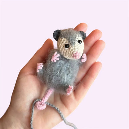 🐭❤️ Handmade Felt Mouse Charm - Your Pocket-Sized Companion! ❤️🐭
