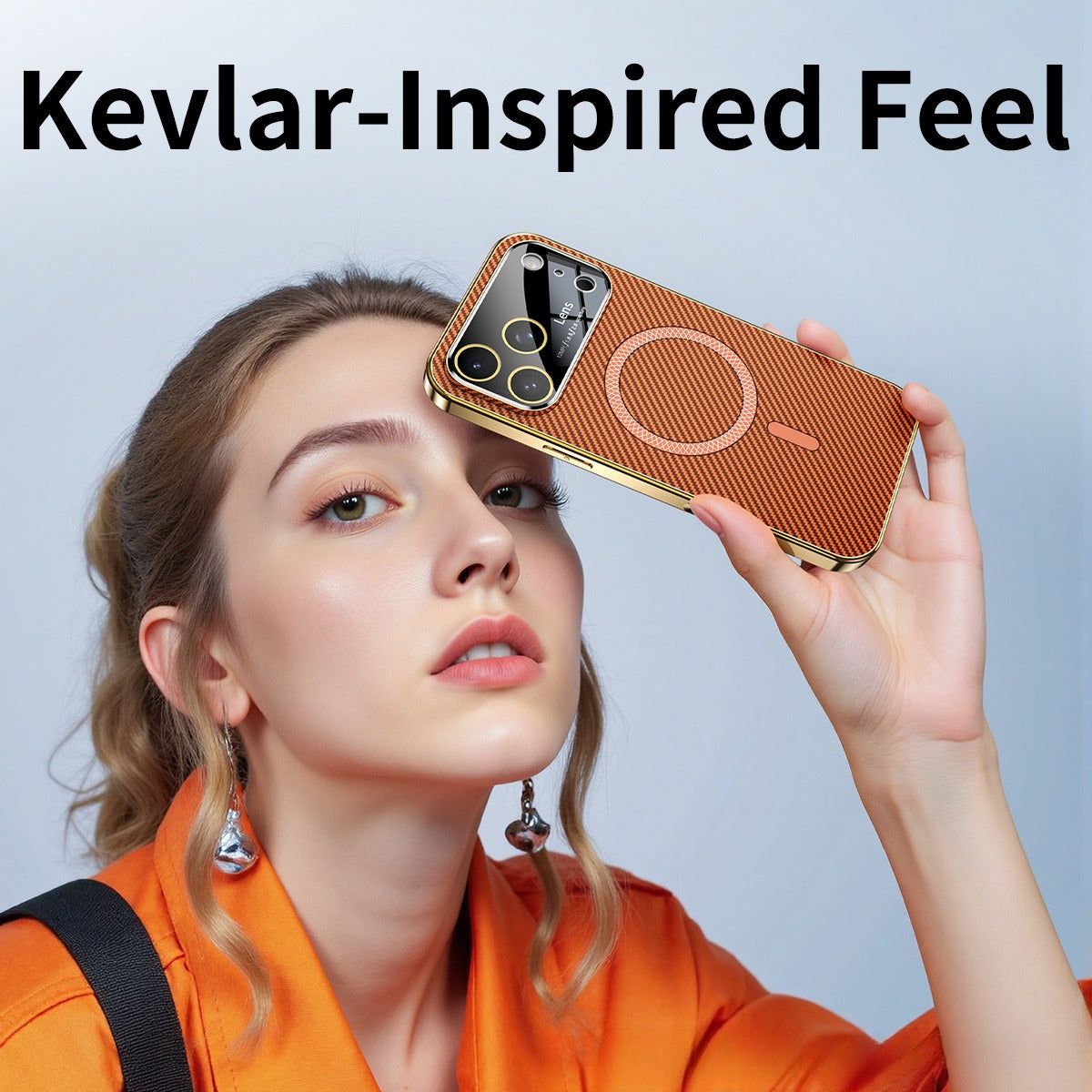 Carbon Fiber Backplate Magnetic Case for iPhone - Buy 2: FREE SHIPPING🛫 & 40% OFF 2nd🔥