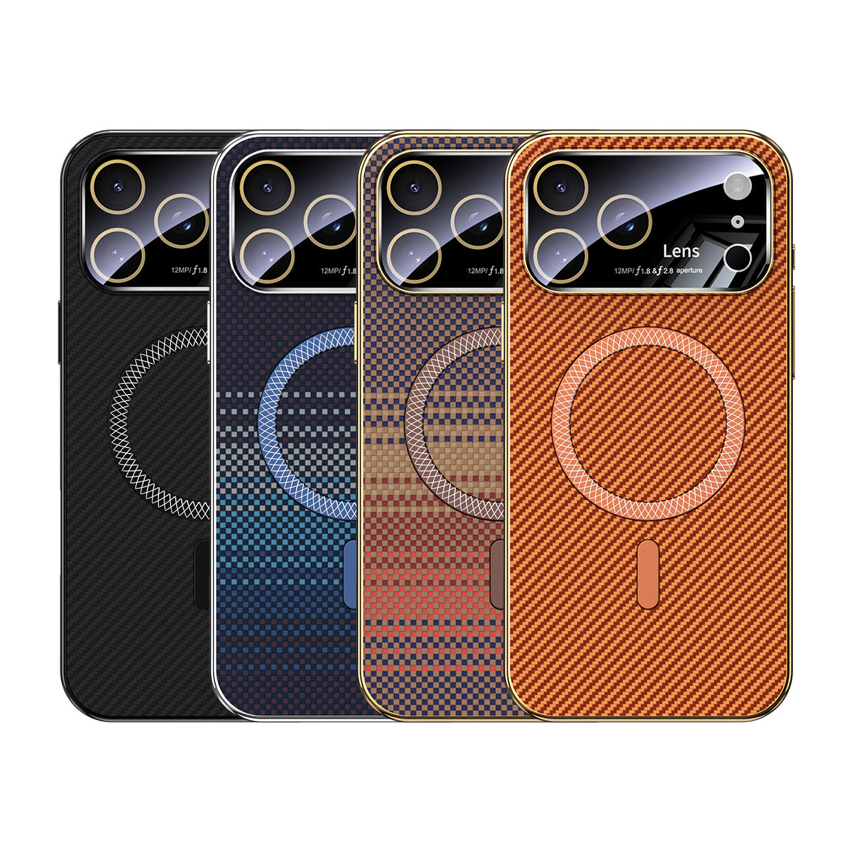 Carbon Fiber Backplate Magnetic Case for iPhone - Buy 2: FREE SHIPPING🛫 & 40% OFF 2nd🔥