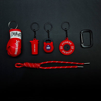 💪🔥 Unleash Your Gym Spirit Everywhere! Fitness Lover Keychain Set 🔥💪
