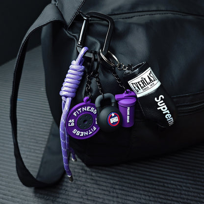 💪🔥 Unleash Your Gym Spirit Everywhere! Fitness Lover Keychain Set 🔥💪