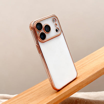 Glittering Starry Sky Electroplated Frame Case Cover for iPhone
