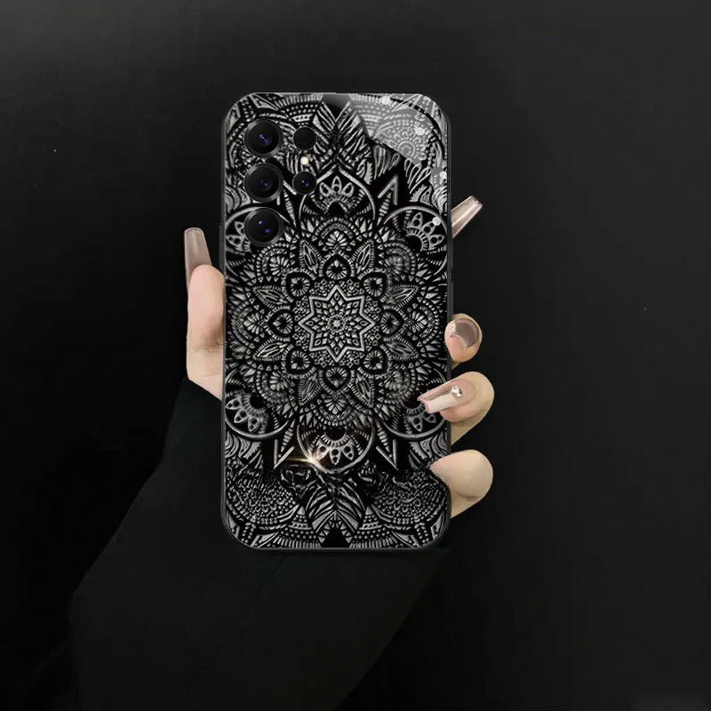 Black Five-angle Flower Case Cover for Samsung S Series - Buy 2: FREE SHIPPING🛫 & 40% OFF 2nd🔥