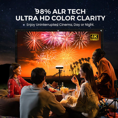 🥳2026 HOT SALE🥳💞50K+ SOLD!✨ High Definition Projection Screen - 120-inch Diagonal with Matte White Surface for Crystal Clear Home Cinema Experience 🎬🌟