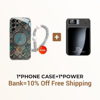 Colorful Blue Lotus Flower Totem Case Cover for Samsung S Series - Buy 2: FREE SHIPPING🛫 & 40% OFF 2nd🔥