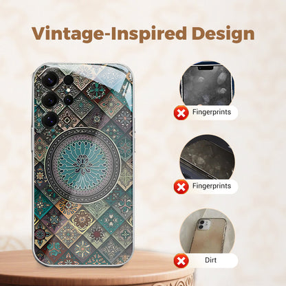 Colorful Blue Lotus Flower Totem Case Cover for Samsung S Series - Buy 2: FREE SHIPPING🛫 & 40% OFF 2nd🔥