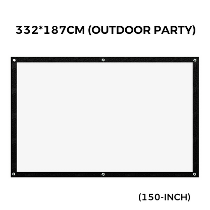 🥳2026 HOT SALE🥳💞50K+ SOLD!✨ High Definition Projection Screen - 120-inch Diagonal with Matte White Surface for Crystal Clear Home Cinema Experience 🎬🌟