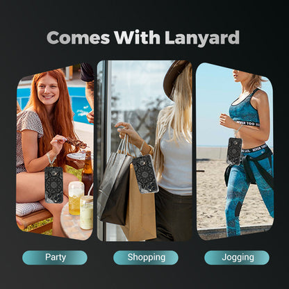 Black Five-angle Flower Case Cover for iPhone - Get a FREE Exquisite Diamond Bracelet!🔥