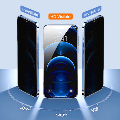 🔥4K HD/Anti-Peeping Tempered Glass Screen Protector with Auto Dust-elimination Installation for iPhone