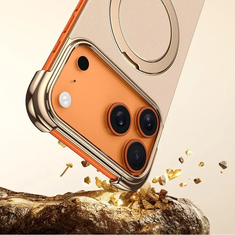 High-quality Leather with Stand Magnetic Function Case Covert for iPhone