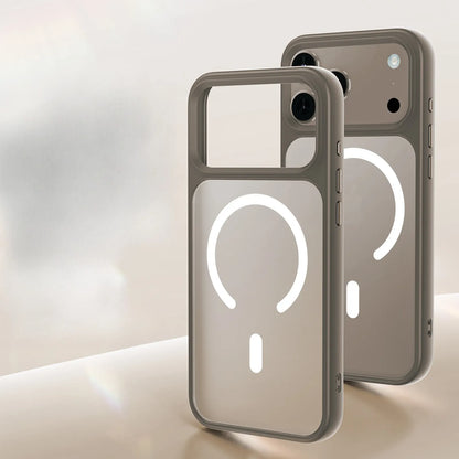 Skin feel Peeling Semi-transparent Magnetic function Case Cover for iPhone
