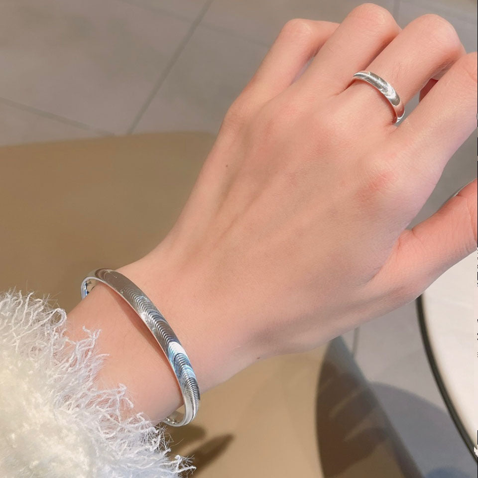 💍✨ Capture the Mysterious Glow – Cat‘s Eye Stone Ring with Mirror Polishing ✨💍