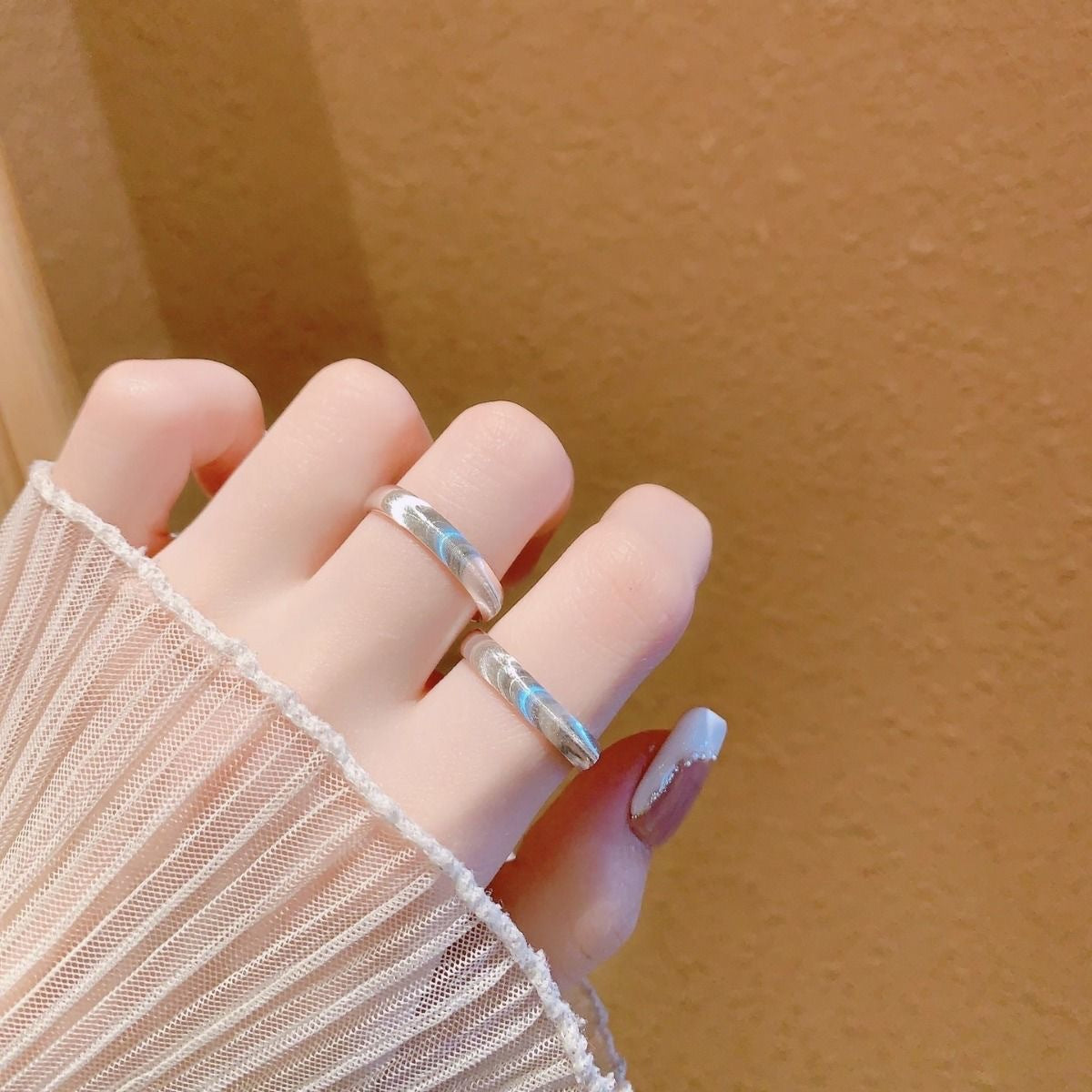 💍✨ Capture the Mysterious Glow – Cat‘s Eye Stone Ring with Mirror Polishing ✨💍