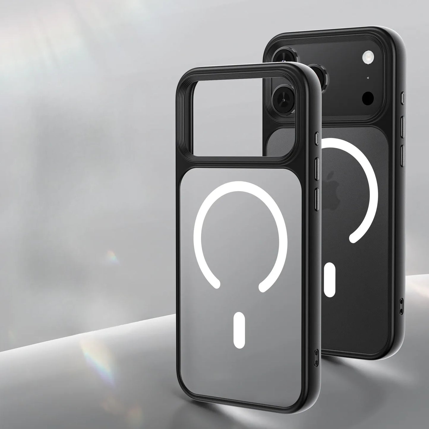 Skin feel Peeling Semi-transparent Magnetic function Case Cover for iPhone