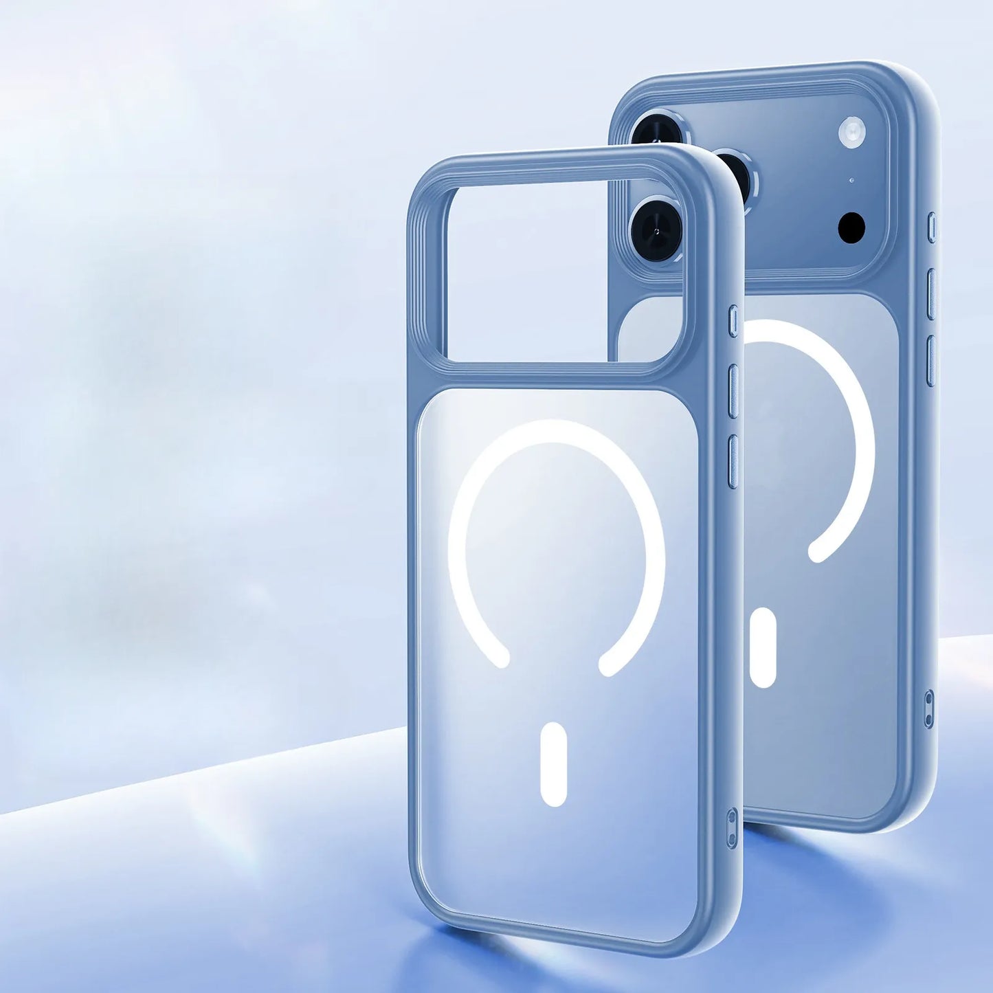 Skin feel Peeling Semi-transparent Magnetic function Case Cover for iPhone