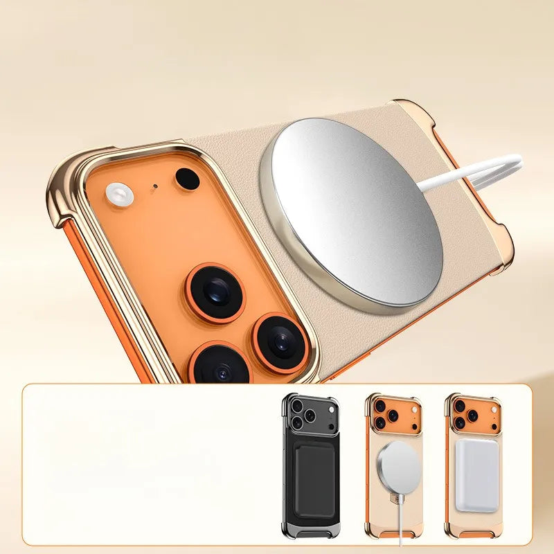High-quality Leather with Stand Magnetic Function Case Covert for iPhone