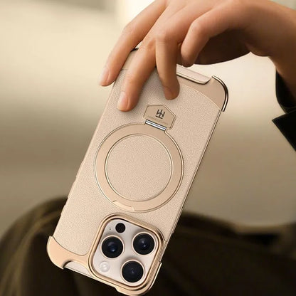 High-quality Leather with Stand Magnetic Function Case Covert for iPhone