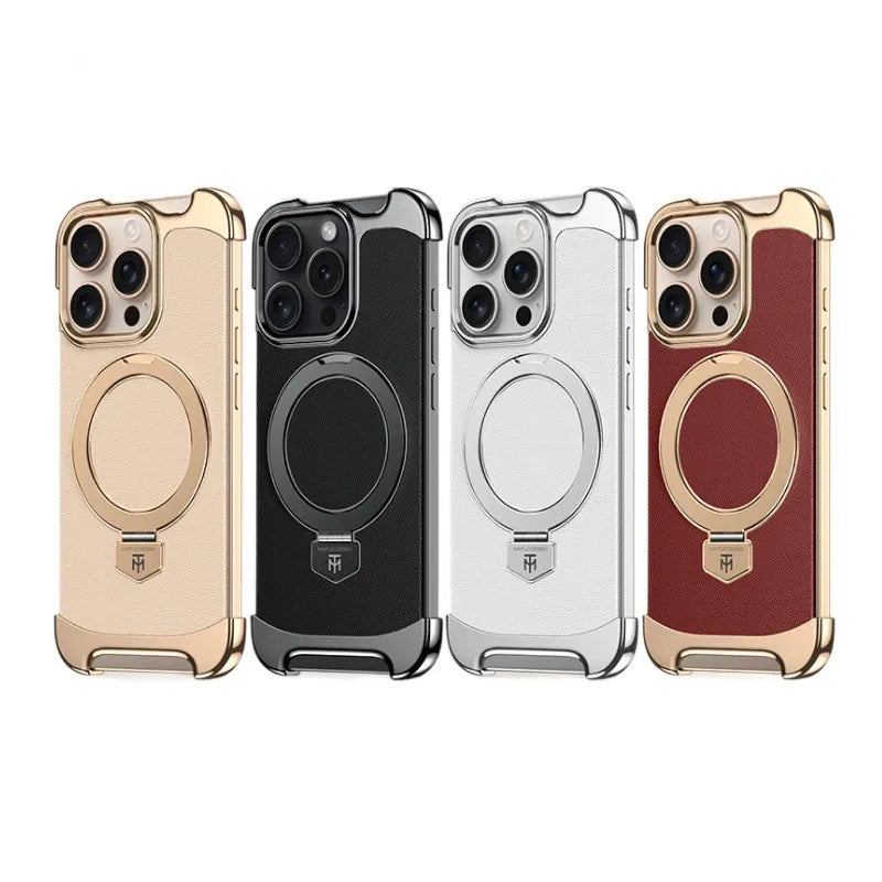 High-quality Leather with Stand Magnetic Function Case Covert for iPhone