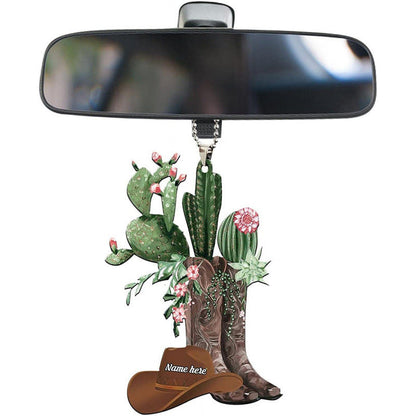 🤠✨ The Western Boot Car Charm - Ride into the Sunset with Style! ✨🤠