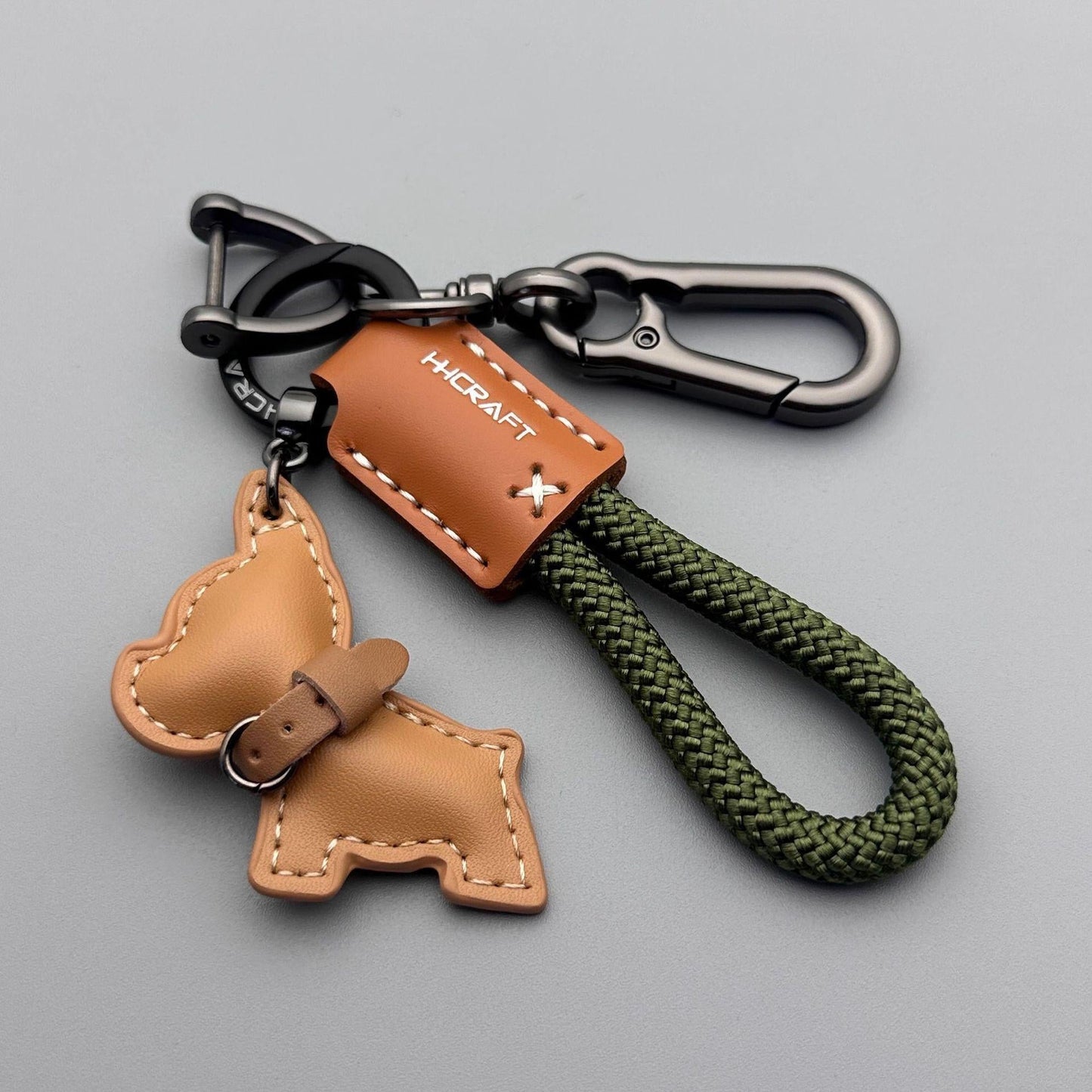Leather Puppy Charm Paired with a Braided Bracelet-🔥Second Item at 40% OFF
