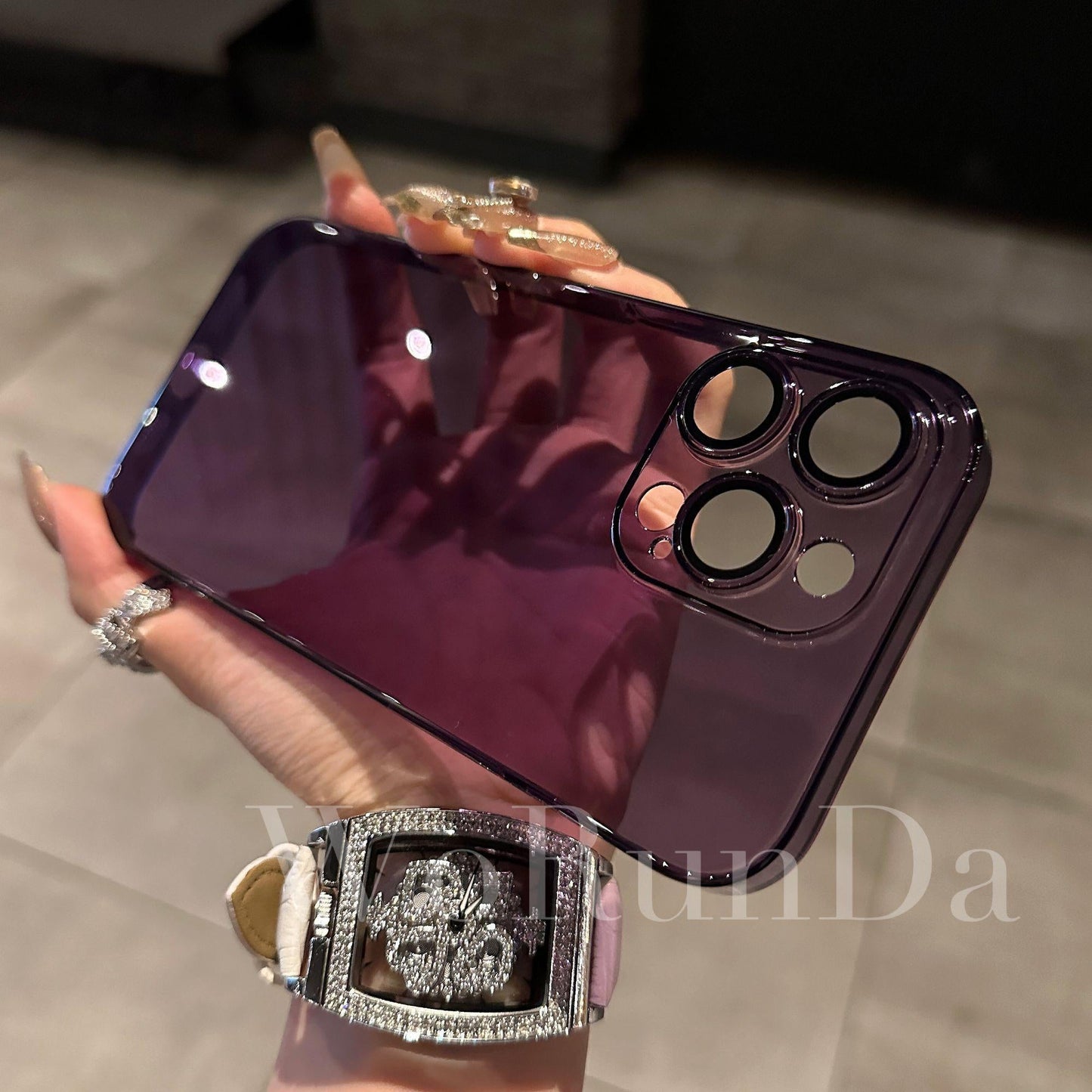 Translucent PC Anti-oxidation Case Cover for iPhone