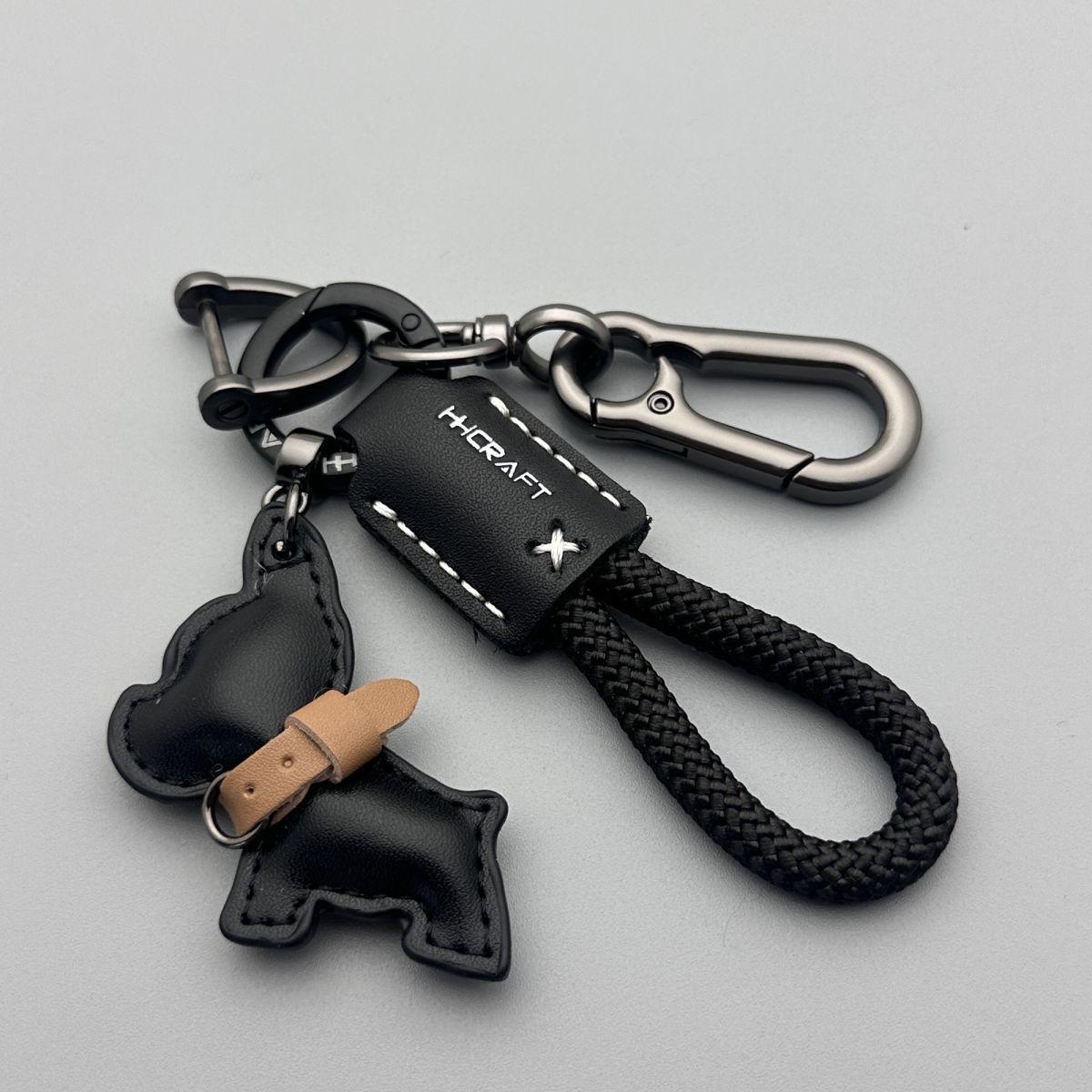 Leather Puppy Charm Paired with a Braided Bracelet-🔥Second Item at 40% OFF