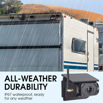 Wireless Solar-Powered Outdoor Security Camera