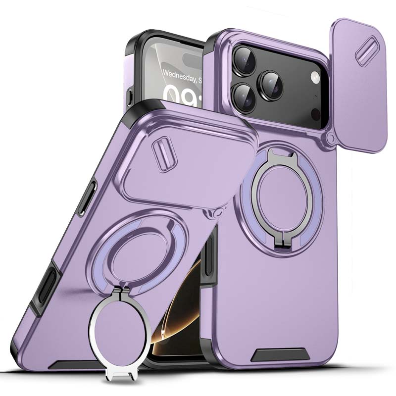 🔥 LAST DAY PROMOTION - 50%OFF 🔥 Magnetic Phone Case with Ring Stand For iPhone