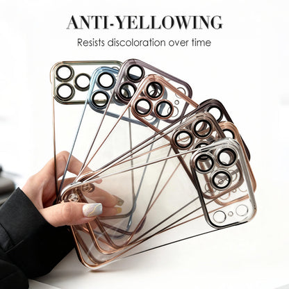 Semi-Transparent Electroplated Phone Case For iPhone 17 Series