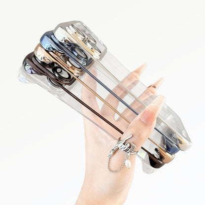 Semi-Transparent Electroplated Phone Case For iPhone 17 Series