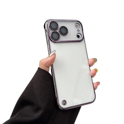 Semi-Transparent Electroplated Phone Case For iPhone 17 Series
