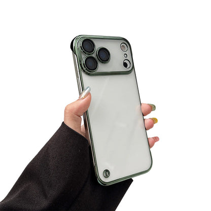 Semi-Transparent Electroplated Phone Case For iPhone 17 Series