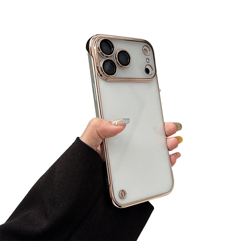 Semi-Transparent Electroplated Phone Case For iPhone 17 Series