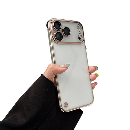 Semi-Transparent Electroplated Phone Case For iPhone 17 Series