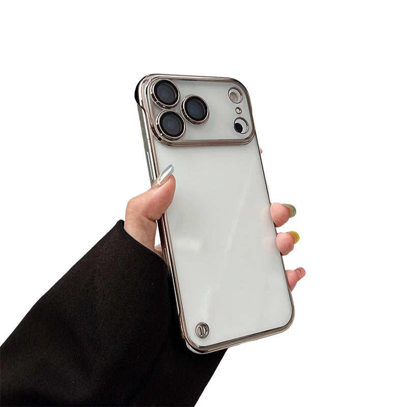 Semi-Transparent Electroplated Phone Case For iPhone 17 Series