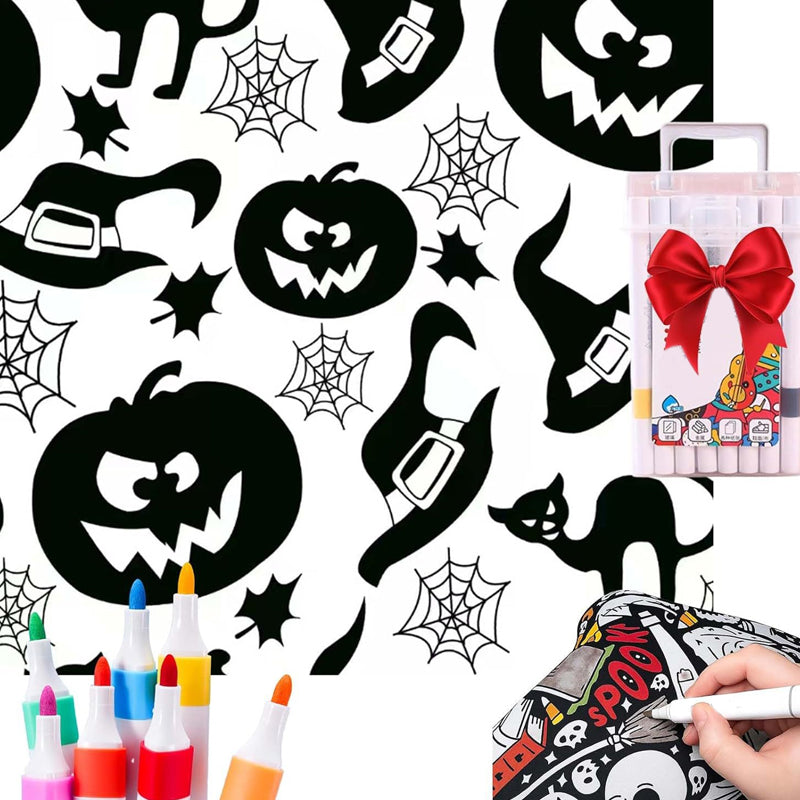 🔥70% OFF🔥DIY Coloring Blanket with Markers