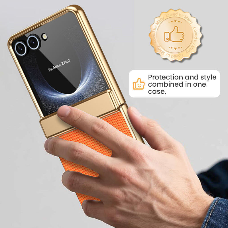 Full-Coverage Hinge & Screen Protective Flip Case