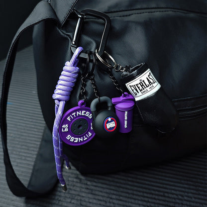 Cute Mini Gym-Accessory Keychain