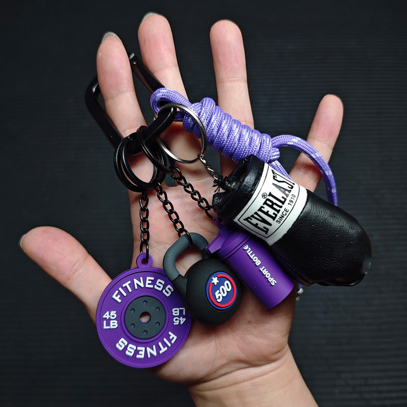 Cute Mini Gym-Accessory Keychain